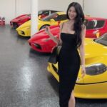 Clara Lee Instagram - Ferrari day with the one and only ferraricollectordavidlee