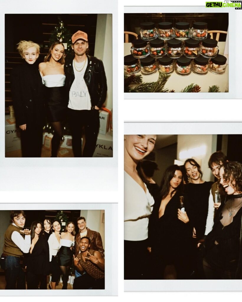 Claudia Sulewski Instagram - celebrating the launch of @cyklarofficial and our new compostable refills🤍🎄 surrounded by truly the most supportive humans, online community and hardest working team, left the night with blurry eyes and sore cheeks.. @lionviprelations @alssilver @sosbeautygroup @only__another you are the best✨ thank you @solawave for the gorgeous home and @eatalyla for the most delicious food! drinks on @wanderandivy @drinkpoppi