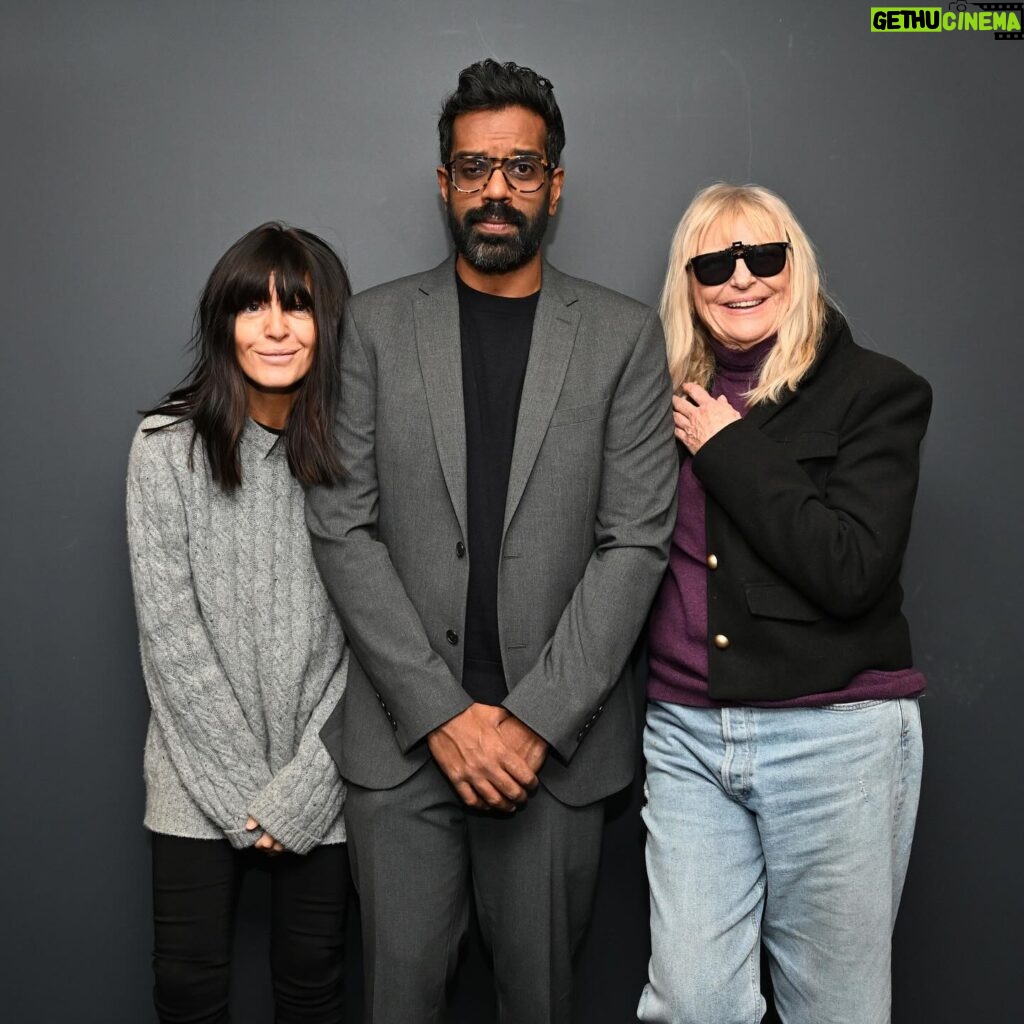 Claudia Winkleman Instagram - These three! 😍🧡 This morning Claudia was joined by comedian and her soon-to-be successor Romesh Ranganathan on the show! Listen to their chat on BBC Sounds 🎧