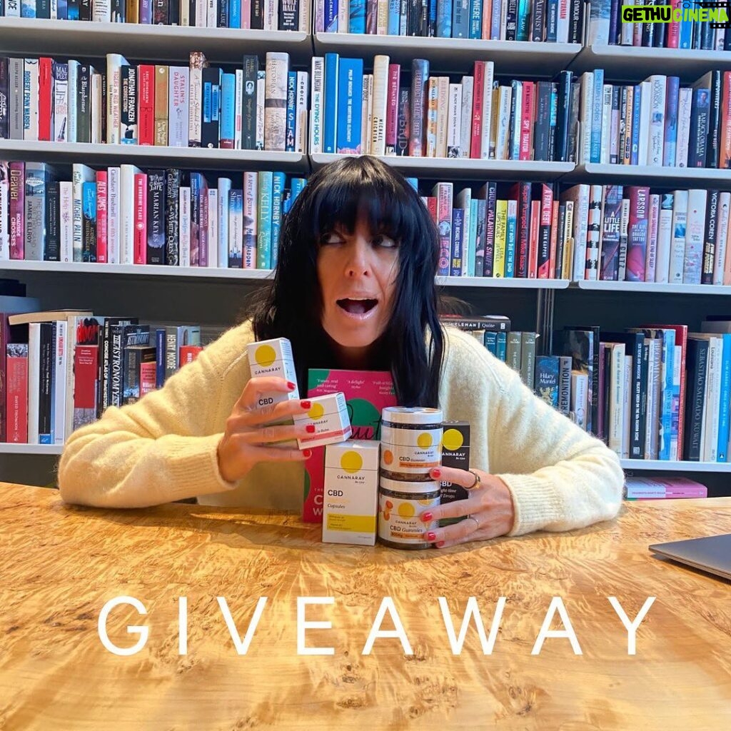 Claudia Winkleman Instagram - CLOSED. Hello. I’ve teamed up with my friends @cannaraycbd so you can win these delightful CBD products and a signed copy of my book, Quite. To enter I’m told it’s very simple… 1. Follow me and @cannaraycbd 2. Like this post 3. Tag all your friends in the comments 4. Share to your stories for an extra entry Competition ends on 11th December and winner announced on the 12th December. Winners will be messaged from @cannaraycbd only. Good luck one and all. #ad #competition #giveaway