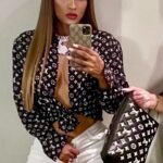 Cleopatra Bernard Instagram - Only L I’m takin is b4 da V 🔒💋💰