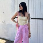 Cloé Cooper Instagram - Pink & Yellow is my new fav 💛🌸