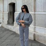 Cloé Cooper Instagram - Grey for fall ✨
