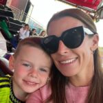 Coleen Rooney Instagram – The best day with my boys. 🥰🎡☀️