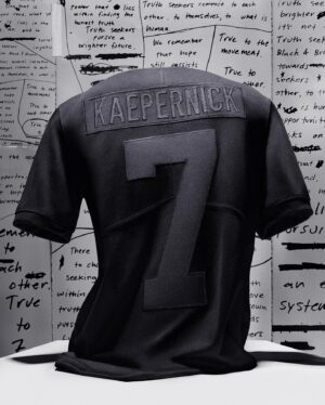 Colin Kaepernick Instagram - Four years ago, I took a knee to protest against systemic racism and social injustice. It was that day that the number on my jersey would come to represent something greater than football, something greater than me. 
Since then, the number 7 jersey has become a symbol for advancing the liberation and well-being of Black & Brown communities. Thank you for staying True.

#TrueTo7