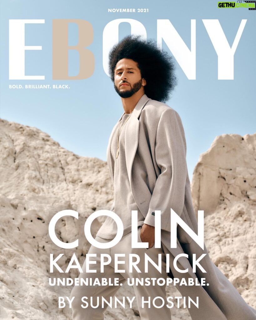 Colin Kaepernick Instagram - Check out @ebonymagazine’s November 2021 cover story by the one & only @sunny and photography by the phenomenal @joshuakissi. Thank you to every single person that came together to make this happen. I appreciate you all. Ebony Chairwoman: @eden_bridgemansklenar Ebony CEO: @iammicheleghee Ebony COO: @keijaminor Interviewers: @aichasackoo & @elsabetfranklin Stylist: @luxurylaw & @itsmerazzie Hair: @itsshakela Barber: @quisdabarber Skin: @charrielanette @mspat_rob @garyngusc @maddeezy @amarikenoly #ColinInBlackAndWhite on @netflix Oct 29