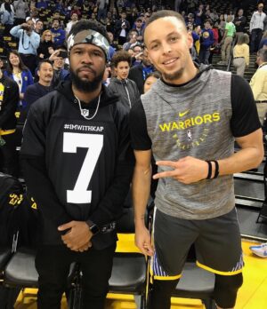 Colin Kaepernick Instagram - My brother @chamillionaire always been a real one! ✊🏾