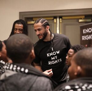 Colin Kaepernick Instagram - This is the Baltimore I know and love! Strong. Loving. Courageous. Resilient. Passionate. Powerful! @yourrightscamp