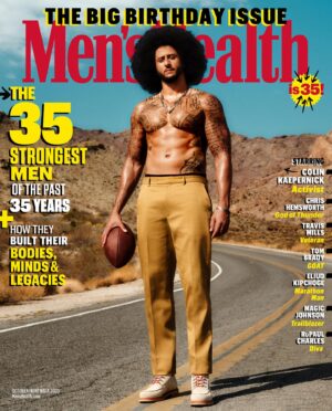 Colin Kaepernick Instagram - Grateful to be a part of @menshealthmag 35 strongest men of the last 35 years! It’s dope to share space with the other incredible men whose strengths show up in different ways! Strong people build strong futures! Let’s get to building!

Magazine: @menshealthmag
EIC: @richdorment
Photographer: @joshuakissi
Writer: @mitchsjackson
Entertainment Director: @whatisnojan 

Link in Bio.