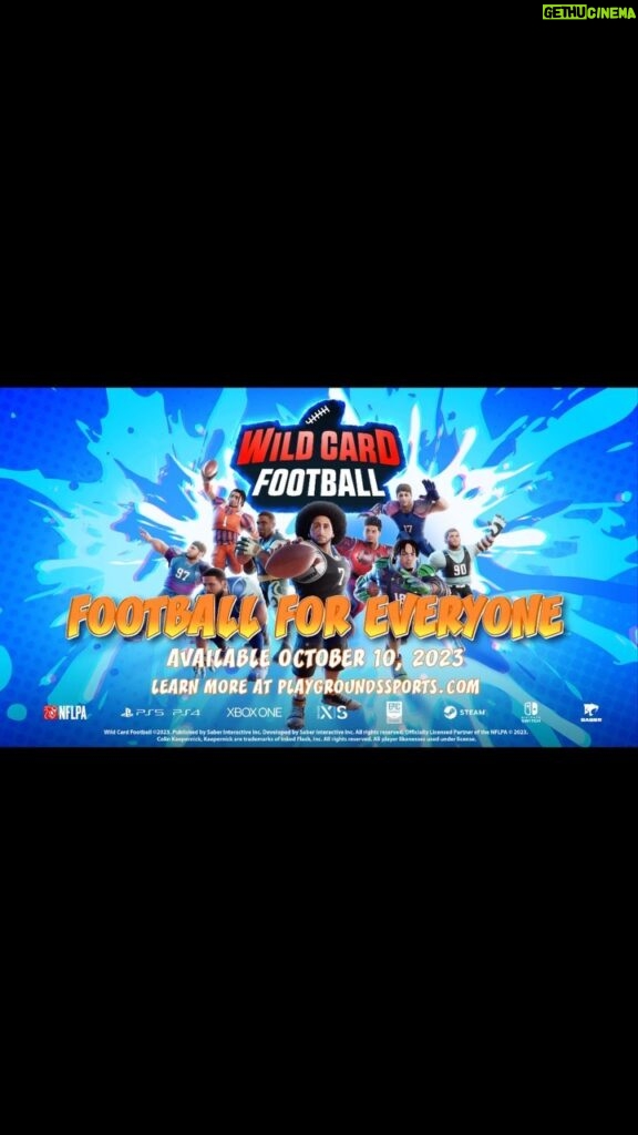 Colin Kaepernick Instagram - Are you ready for Wildcard Football? Huddle up gamers. This is YOUR shot at making the game-winning drive. We’re breaking the huddle on October 10, 2023 for the upcoming new arcade-action game #WildCardFootball by @Saber.Games @PlaygroundsSports 🎮