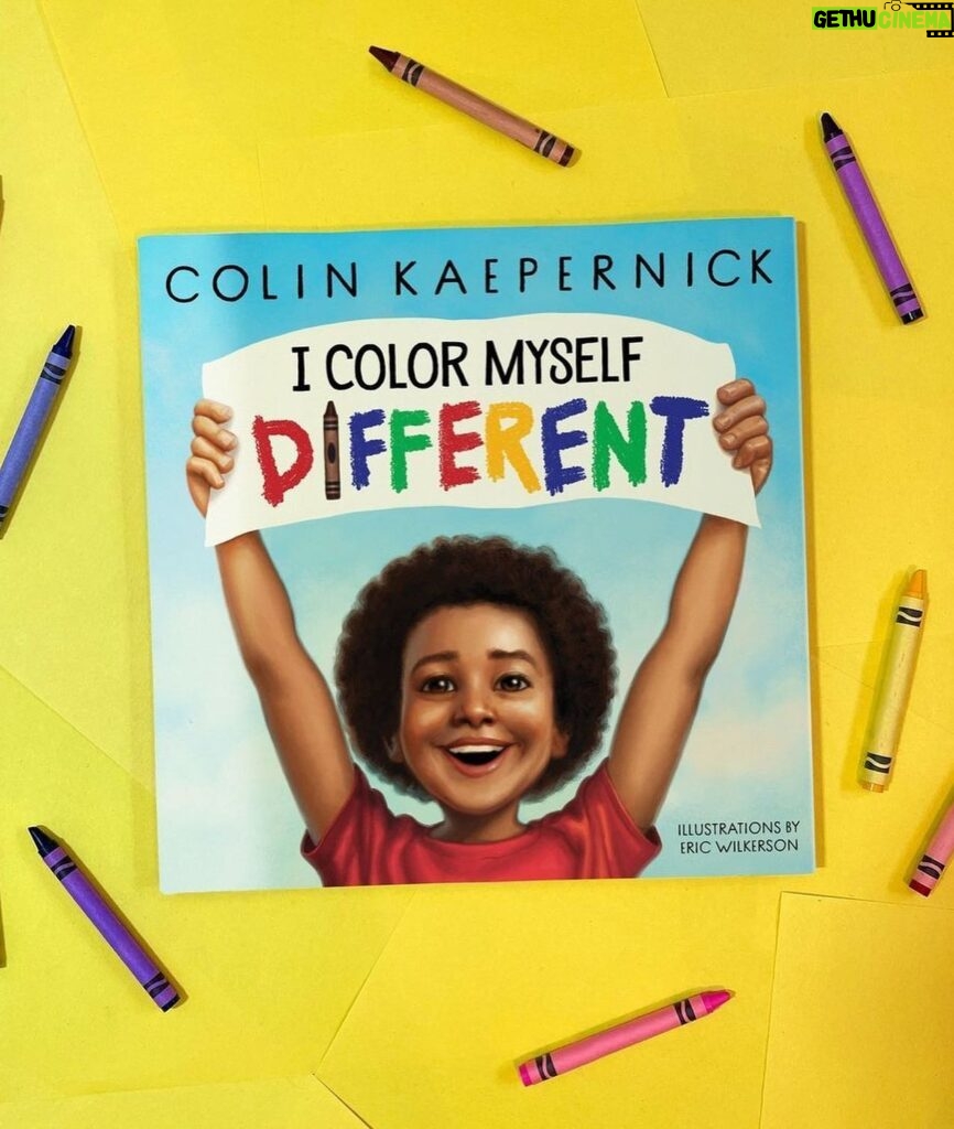 Colin Kaepernick Instagram - I'm honored that my upcoming children's book, #IColorMyselfDifferent, was named a #BestOfTheMonth read through the Amazon Editors' top book picks. A story about identity, adoption, & self-love, the picture book hits shelves on April 5th. Pre-order at KaepernickPublishing.com