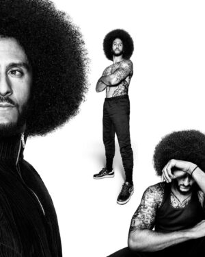Colin Kaepernick Instagram - Inspired by the voice of the athlete, Colin Kaepernick x Nike Air Force 1 celebrates those who are #trueto7.  Available tomorrow at select Nike stores, retailers and SNKRS. Link in bio.