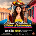 Connie Ballarini Instagram - COLOMBIA 🇨🇴 El 8 de Junio estoy por primera vez en Bogotá con mi Unipersonal así q imaginen la felicidad que tengo ! Quien viene!???? 👉🏽 20hs en Boom Stand Up 👉🏽 Entradas en mi página www.connieballarini.com.ar ( link en bio ) Producción @standupargentina @corporacionmarmaz