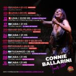 Connie Ballarini Instagram - 📣Un montón de fechitas con mi Unipersonal de Stand Up ! A cual venís ? ✔️ABRIL Ciclo de los miércoles en el Maipo - Ultimas entradas 🇵🇪 Sábado 13/4 - LIMA - PERÚ - Agotada 1era función. 2da función: últimas entradas Sábado 20/4- Mar Del Plata - Agotado Sábado 27/4 - Rosario Agotado Sábado 27/4- Rosario - agotado Domingo 28/4- Paraná - agotado ✔️MAYO Sábado 4/5 -Ituzaingo Miércoles 8/5- CABA Miércoles 15/5- CABA Viernes 17/5 - Lomas Sábado 18/5- Tigre Agotado- 2da funcion a la venta 🇲🇽 Mexico 24/5 - 1era función Agotada, 2da función últimas entradas ✔️JUNIO Sábado 1/6 - Ramos Mejía 🇨🇴 sábado 8/6- Bogotá -COLOMBIA Viernes 21/6- Resistencia Sábado 22/6- Corrientes Sábado 29/6- Santa Fe ✔️JULIO Viernes 5/7- Quilmes Sábado 6/7- San Justo Viernes 12/7- Bariloche - últimas entradas Viernes 26/7- San Fernando Sábado 27/7- Escobar - últimas entradas ✔️AGOSTO Viernes 2/8- San Juan Sábado 3/8- Mendoza Sábado 10/8- Pilar Viernes 24/8- Cordoba Viernes 30/8- San Isidro ✔️ SEPTIEMBRE Viernes 6/9- Banfield Sábado 7/9- Morón Sábado 14/9- Rosario Viernes 20/9- Pacheco Sábado 21/9- San Martín ✔️OCTUBRE 🇪🇸10/10- MADRID - AGOTADO 10/10- MADRID- últimas entradas 11/10- BARCELONA- AGOTADO 11/10- BARCELONA- AGOTADO 12/10- BARCELONA- AGOTADO 12/10- BARCELONA - a la venta 15/10- VALENCIA- AGOTADO ✔️NOVIEMBRE Sábado 16/11- Montevideo 🎫Fechas de mis funciones y saca tus entradas en mi página www.connieballarini.com.ar Producción @standupargentina