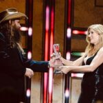 Connie Britton Instagram – Loved this moment so much! Very thrilled to honor @chrisstapleton last night at the @cmt Artist of the Year awards. A true inspiration. Shine on Chris!