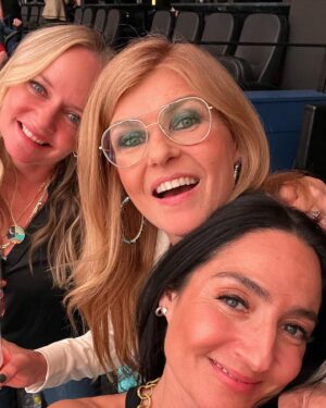 Connie Britton Instagram - On Friday I had the privilege of going to the opening of @spherevegas and @u2. Bono has been an inspiration to me my whole life, starting in high school when, as I listened to “War”, I realized maybe for the first time that as artists we can use our voices to create awareness and change in the world. Throughout my life I have loved @u2’s music and admired Bono’s tenacity and commitment as a global voice of change. And it has been the greatest honor to actually come full circle and work next to him with @one, his organization committed to fighting poverty and disease around the world. 
Anyway back to Friday. As I watched the mind-blowing show it occurred to me that I was watching the future of entertainment. And I was heartened that these artists, with their generous vision and spirit, are right at the forefront of it. Congratulations @u2 and @spherevegas. You present a hopeful future.
