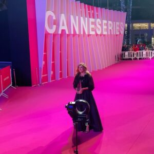 Connie Britton Instagram - Merci to @canneseries and @variety for the incredibly humbling honor of receiving the Variety Icon Award last night! Being on the “pink carpet” in Cannes - those iconic steps, that iconic place! - was pretty much a thrill of a lifetime. And since I still can’t quite fathom “icon” status, it leaves me a lot to live up to and work toward. I am so grateful. And thanks to my BFF (since my first series ever!) @carlagugino for being my Cannes ride or die! 💗
