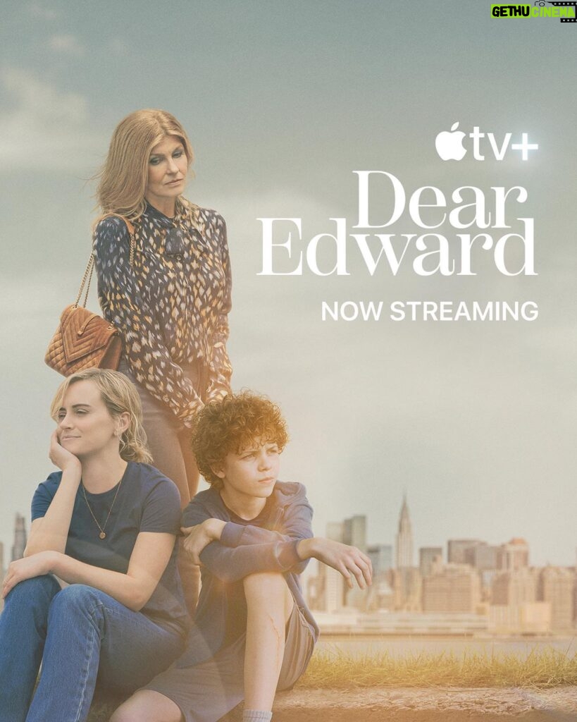 Connie Britton Instagram - Today’s the day! #DearEdward starts streaming on @appletvplus! Very excited to share this show about the resilience of the human spirit. Even if it looks different for each of us, you’re not alone. ❤️