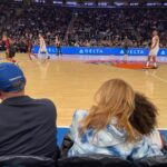 Connie Britton Instagram – Dream come true sitting courtside for @nyknicks yesterday at @thegarden!! Wow wow wow. So many mom points! 🏀