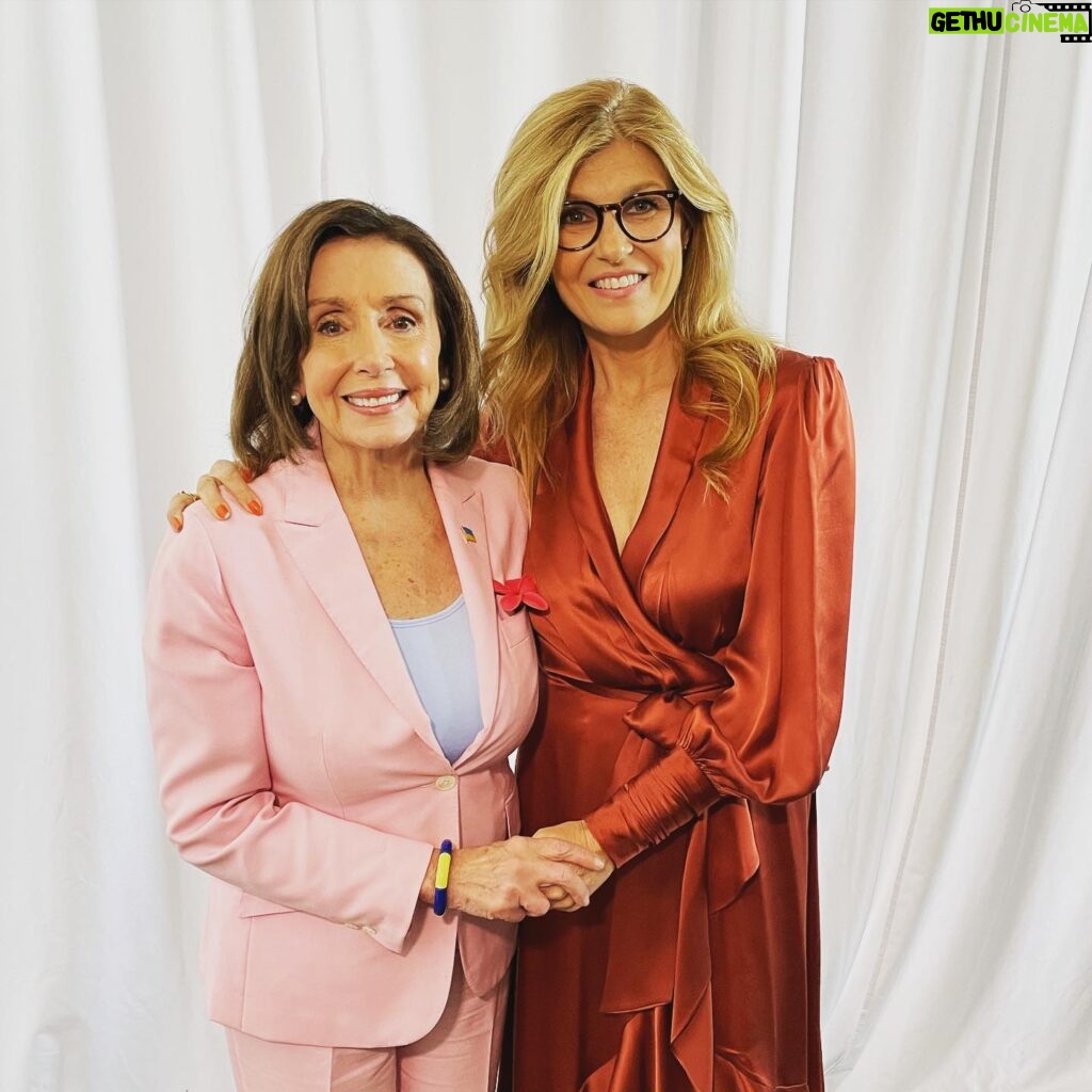 Connie Britton Instagram - Today at #GlobalCitizenNOW. The Honorable Speaker Nancy Pelosi demonstrates what true leadership looks like as she reflects on the importance of lifting up women and girls around the world toward true gender equality. Because quite simply it serves us all. Thank you @speakerpelosi for your unfettered wisdom and inspiration and for continuing to guide us brightly. Tune in to watch the full conversation the rest of the summit on May 25 on Global Citizen's YouTube channel: https://www.youtube.com/globalcitizen