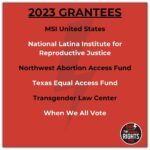 Cyndi Lauper Instagram - This International Women’s Day we honor the 2023 grantees of the Girls Just Want to Have Fundamental Rights Fund at the Tides Foundation. (@tidescommunity) Please join me in celebrating these organizations and their dedication to advancing women’s civil rights and reproductive justice. To learn about the grantees and their transformative work visit the link in the bio. @ARC-Southeast @indigenouswomenrising @lilithfund @midwest_access_coalition @msichoices @nwaafund @teafund @acog_org @blackwomensrj @latinainstitute @translawcenter @whenweallvote