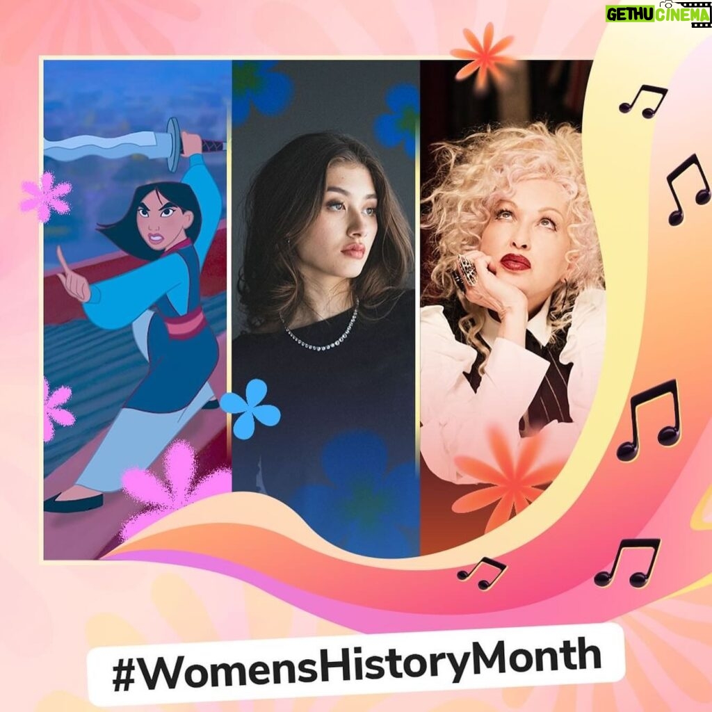 Cyndi Lauper Instagram - Duet me on @smule! 🔁 🌟🎶 This Women’s History Month, let’s raise our voices in celebration of women’s achievements and contributions to music. Join and sing your favorite songs by trailblazing female artists. Together, we honor their legacy and inspire future generations! #WomensHistoryMonth #Smule