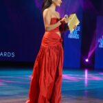 Cynthia Khalifeh Instagram - سعيدة جداً بعودتي إلى لبنان ومباشرةً إلى حفل توزيع جوائز الأفلام اللبنانية بدورته الثامنة، سعيدة بلقاء كل الزملاء من نجوم لبنان، وفخورة بهذا الحفل وبالصديق اميليو عيد الذي نقل هذه الجائزة إلى مستوى نفتخر به جميعاً.. Look: Stylist @yasminekenawi Total look: @vanina_world Hair: @kan1ne Makeup: @christianabouhaidar