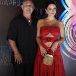 Cynthia Khalifeh Instagram - سعيدة جداً بعودتي إلى لبنان ومباشرةً إلى حفل توزيع جوائز الأفلام اللبنانية بدورته الثامنة، سعيدة بلقاء كل الزملاء من نجوم لبنان، وفخورة بهذا الحفل وبالصديق اميليو عيد الذي نقل هذه الجائزة إلى مستوى نفتخر به جميعاً.. Look: Stylist @yasminekenawi Total look: @vanina_world Hair: @kan1ne Makeup: @christianabouhaidar