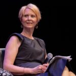 Cynthia Nixon Instagram - Had a total blast last night interviewing Samantha Irby (@bitchesgottaeat) in celebration of the release of her latest, brilliant laugh-out-loud book of essays, Quietly Hostile. Run and get it!! 📚 Many many thanks to all in the very full house at @SymphonySpace last night — you made it so much fun! 🥰🎉
