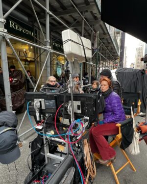Cynthia Nixon Instagram - And just like that… 2023 is almost over! Because of the SAG-AFTRA strike, I couldn’t post most of our #AndJustLikeThat behind-the-scenes photos when episodes premiered this summer. So now I’m taking a walk down memory lane and sharing some of my favorite memories from our wonderful second season. 💘💘
