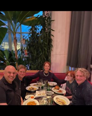 Cynthia Nixon Instagram - Couldn’t have had a better birthday and Easter in Vienna & Prague over Spring break — capped off with our stay at the @AndazPrague which was perfection — the hotel was so sumptuous and artful and the staff so helpful and kind.  We didn’t want to leave! 

Big thank you to all we met along the way, and a special shout out to our stellar Viennese tour guide Gerti Schmidt who transformed us all into history & art buffs (even Max!)❤️