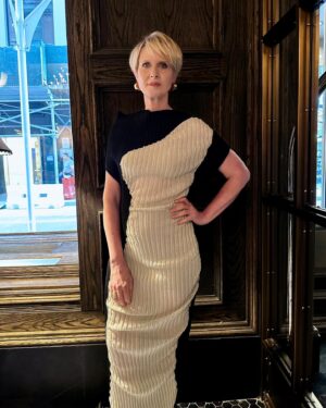 Cynthia Nixon Instagram - AJLT S2 Press Tour Looks from uptown to downtown in my favorite city 🏙️🗽 The biggest thanks to @AliciaLombardini (styling), @ItsMatin (makeup) and @RebekahForecast (hair) for your amazing talents and artistry! I’m lucky to work with all of you ❤️❤️❤️