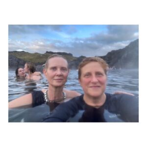 Cynthia Nixon Instagram - Happy Valentine’s Day everyone!
Sharing some belated pix from this summer when my wife and I went on a VERY belated honeymoon, 11 years after we tied the knot. Christine,  seeing Greenland, Iceland and Norway with you was an amazing adventure. But then again every day with you is an amazing adventure, wherever we are, even if we’re just at home. 
I love you so much and frankly can’t believe we ever found each other. 
Thank God we did. 😍💕🙏