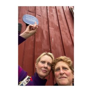 Cynthia Nixon Instagram - Happy Valentine’s Day everyone!
Sharing some belated pix from this summer when my wife and I went on a VERY belated honeymoon, 11 years after we tied the knot. Christine,  seeing Greenland, Iceland and Norway with you was an amazing adventure. But then again every day with you is an amazing adventure, wherever we are, even if we’re just at home. 
I love you so much and frankly can’t believe we ever found each other. 
Thank God we did. 😍💕🙏