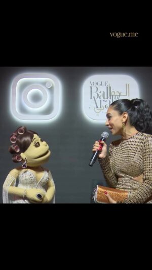 أبلة فاهيتا Instagram - ڤالنتينو vs بودي كارينا.. @salmaabudeif @voguearabia #ballofarabia