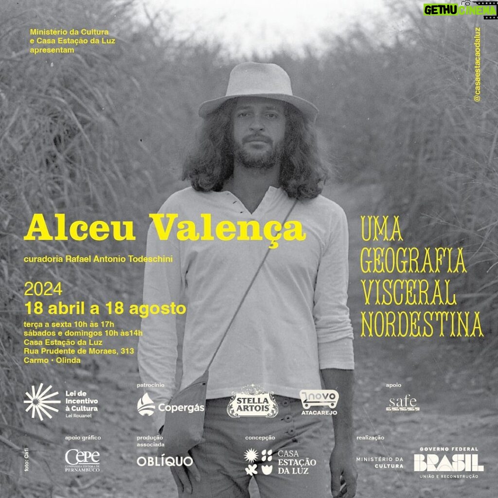 Débora Bloch Instagram - Alceu e eu, no filme Patriamada de Tisuka Yamazaki. Esta foto está na exposiçao de @alceuvalenca em Olinda, de 18 de abril a 18 de agosto na @casaestacaodaluz.