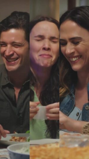 Débora Falabella Instagram - #TERRAEPAIXÃO 📺 Quem aí também ama quando eles se divertem em cena? ❤️ A Anely colocou uma letra onde não devia e os três passaram mal de rir 🗣️