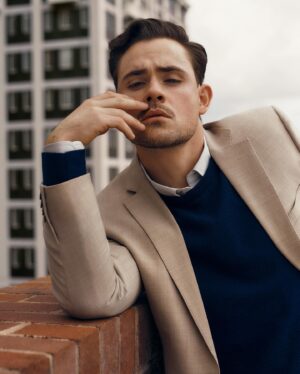 Dacre Montgomery Instagram - There’s more than one definition of being a man in today’s world. Working with @politixmenswear I see it as an opportunity to question traditional masculinity and champion positive masculinity.

Dacre Montgomery x @politixmenswear 

Stand For More