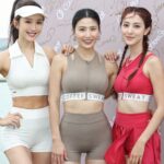 Dada Chan Instagram - COFFEESWEAT NEW COLLECTION LAUNCH🤍 Summer Activewear Anywhere Collection. 雖然活動中途下雨，但看見來的女生們無懼風雨繼續跟coffee做運動，令我心情很激昂，欣賞女性嘅凝聚力🫶🏻愛運動的女生無論外在和內在都是最強韌的💪🏻我們是最強的！ Life isn’t about waiting for the storm to pass but learning to dance in the rain! @coffeesweat_ @coffee89921 @ghlchan @harbourcity @ipshkg #coffeesweat #coffeelam #workout #workoutwithcoffeesweat #yoga #harbourcity