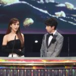 Dada Chan Instagram - It was a great pleasure to attend the 2022 TVB anniversary awards ceremony as an award presenter of the awards for "Male Artists Leap Progress" and "Female Artists Leap Progress." Thanks for the invitation, and my warmest congratulations to all the awardees again! I wish you even more success in the future. Make up/ @kaytexbeauty @kayte Hair/ @jackjack_hung @thesalon_peninsula Stylist/ @joeyyuen Dress/ @victorchanstudio