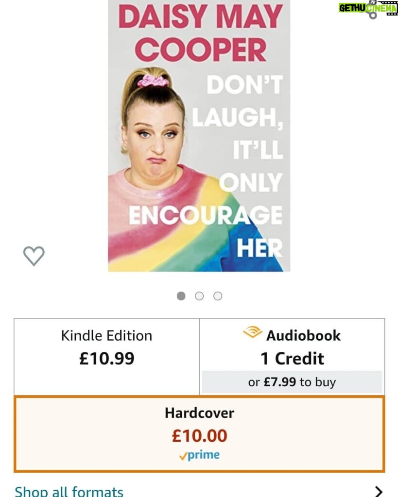 Daisy May Cooper Instagram - My book is now released and they've already reduced it to a tenner. HOWLING 🤣🤣🤣