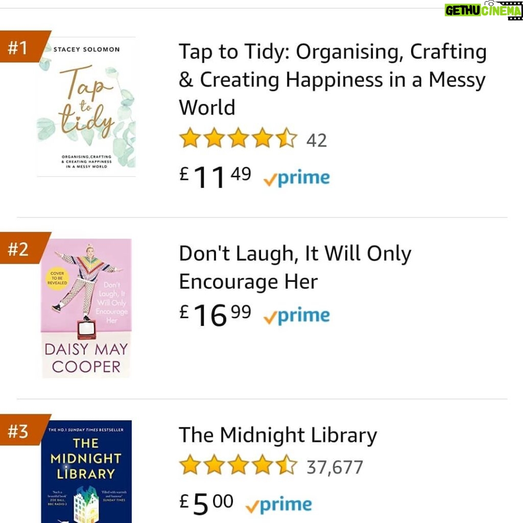 Daisy May Cooper Instagram - @staceysolomon mate, us working class kings are topping the charts. If any of you other knobhead authors beat us , me and @staceysolomon going duff you up in an asda carpark