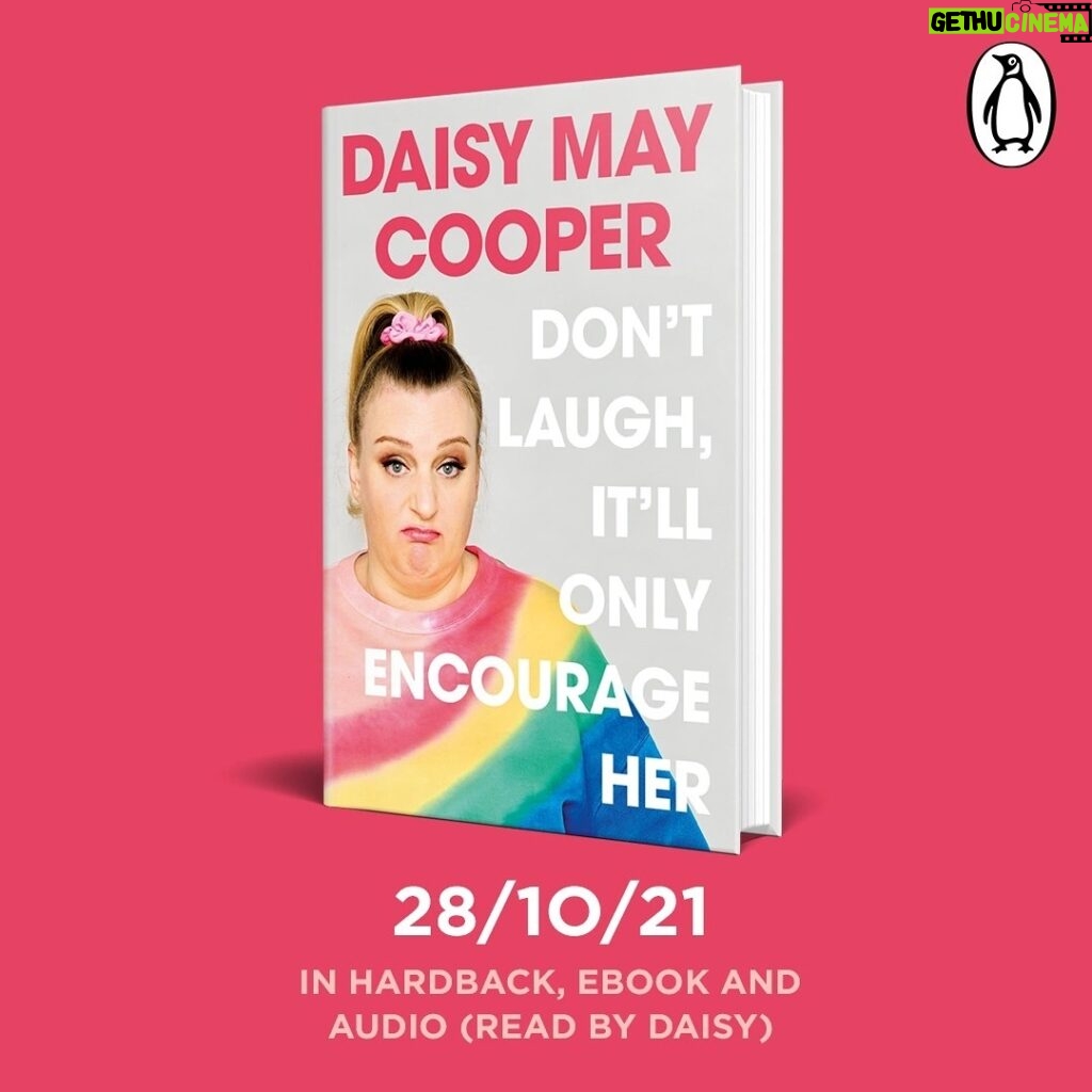 Daisy May Cooper Instagram - ***WIN A CHANCE TO MEET ME**** To celebrate the reveal of my book cover @waterstones are running a preorder competition where if you preorder through Waterstones you could be in with the chance to meet me at one of my events ( I promise to bring a bottle of pinot, we can dance to spice girls and eat shit frozen pizza). Anyone who has already preordered through them (including signed copies) is automatically entered into the competition. LINK IN BIO😍😍😍😍