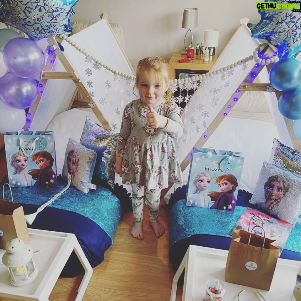 Daisy May Cooper Instagram - HAPPY BIRTHDAY BUCKBEAK! Thankyou so much to @teepeepartees and @mylittleprincesspartiesuk_ for giving pip the most magical lockdown birthday. All adhering to covid regulations, pip and mummy had the best sleepover party 🥰🥰🥰🥰