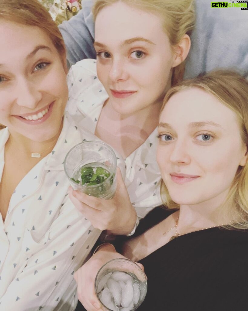 Dakota Fanning Instagram - ✨ HNY from my pack to yours ✨