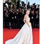 Dakota Fanning Instagram - I can’t believe my luck. Wearing the @armani dress of my dreams for @onceinhollywood at #cannes2019 #giorgioarmani Palais des Festivals, Cannes