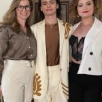 Dalila Bela Instagram - Had a lovely time yesterday at the #acapulcotv premier, and the @appletv @imagenfound Latinx Celebration!!!!! Thank you so much for having us!!!! And thank you so much @thisisbabe for the awesome hair, and @ilene.gama for the amazing makeup!!! And shoutout to @mrenriquemelendez for @raphaelalejandro22’s fantastic outfit!!!