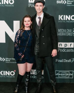 Dalila Bela Instagram - Thank you so much for inviting me to your wonderful event @kinomakesmovies!!! There were some truly fantastic short films, and the night was amazing!!! 

And it was so lovely being able to reunite with my old cast mates @aymericjettmontaz and @stracey1!!!!