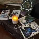 Dalila Bela Instagram - I highly recommend reading #theravencycle by @maggie_stiefvater!! It is a series filled with fantastically complex and deep relationships, whimsical and tenebrous magic, and gorgeously witty and poetic writing!! This series inspired my latest painting, featured in the third slide! Also, since I adore scented candles, I bought these amazing ones from @burnthepagesco!!! I especially like these since they are not only environmentally friendly, but they are made of 100% soy wax with lead-free wicks and quality essential oils! They smell absolutely fantastic!! If you are also into scented candles and Bildungsromans featuring unbreakable bonds and dead Welsh kings, go check both the candles and #theravencycle out!!