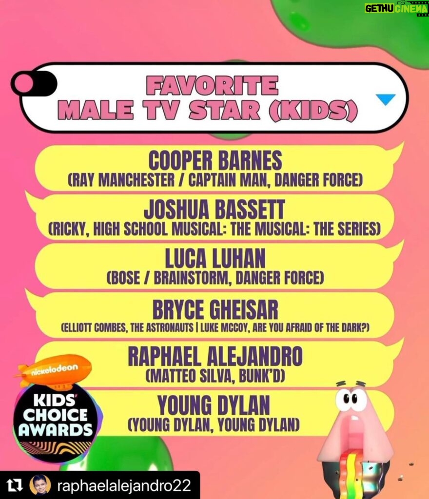 Dalila Bela Instagram - Hey, guys!!! I’m excited to announce that my youngest brother @raphaelalejandro22 was nominated for the @kidschoiceawards for his role as Matteo in the @disneychannel show #bunkd !!! Woohoo!!! Link to vote in @raphaelalejandro22’s bio!!!! #kidschoiceawards #kca #thehollywoodreporter
